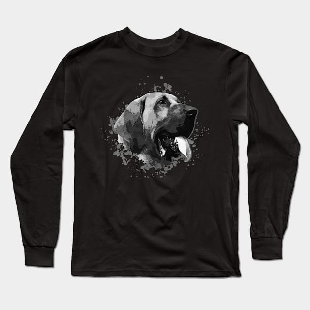 Bloodhound Long Sleeve T-Shirt by Nartissima